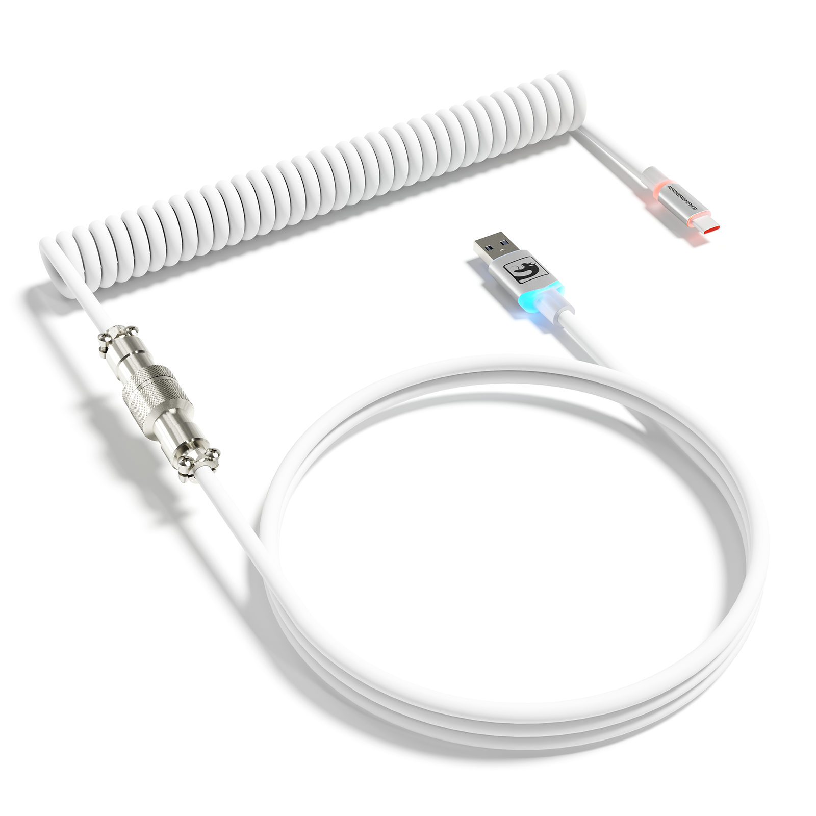 Câble de clavier spiralé MAMBASNAKE C01Ultra RGB