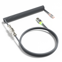 MAMBASNAKE C01Ultra RGB Coiled Keyboard Cable