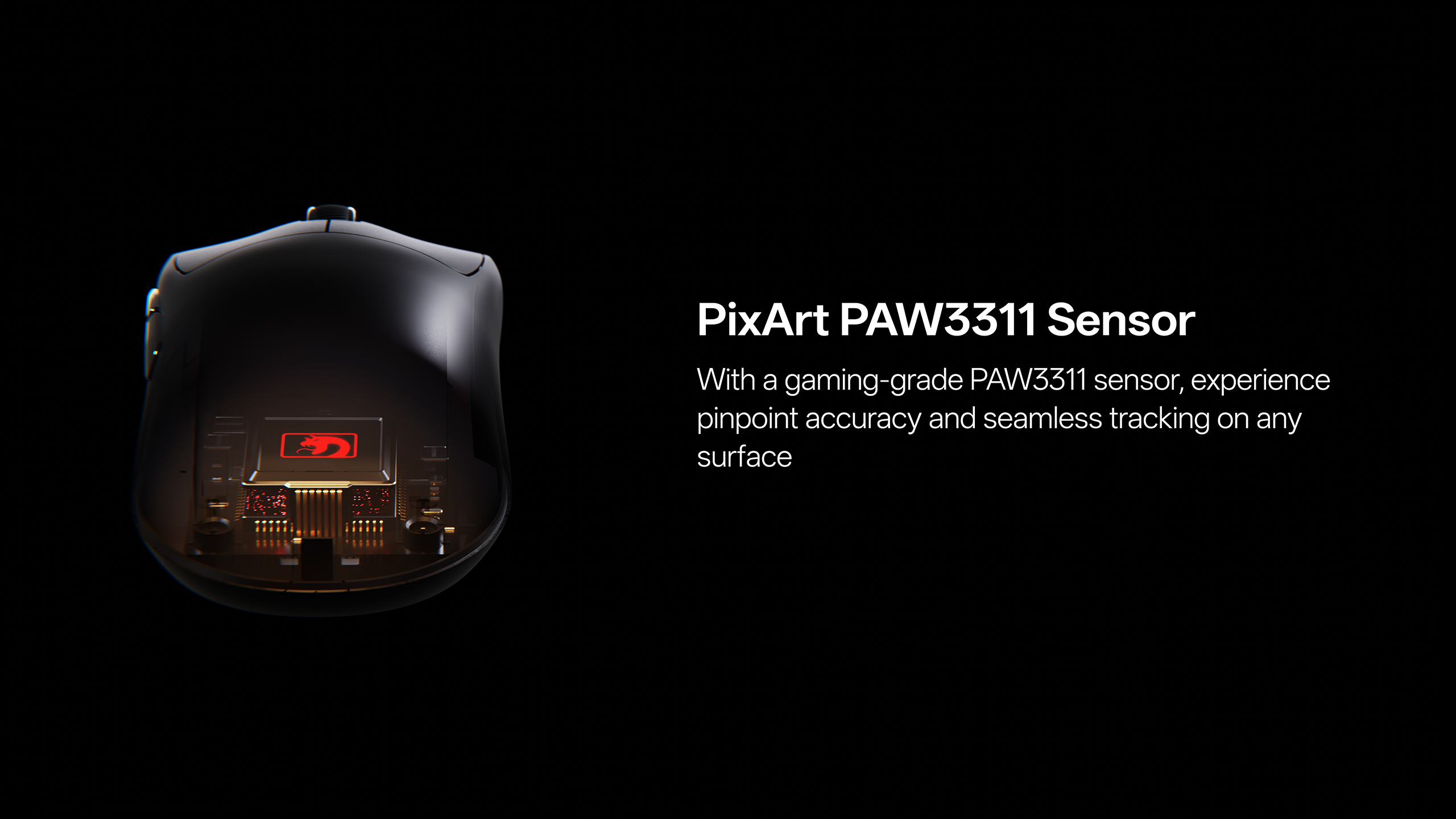 MAMBASNAKE M4 Wireless Lightweight Gaming Mouse With a Color Screen