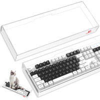 MAMBASNAKE 98 keys keyboard dust cover with keyboard and cat