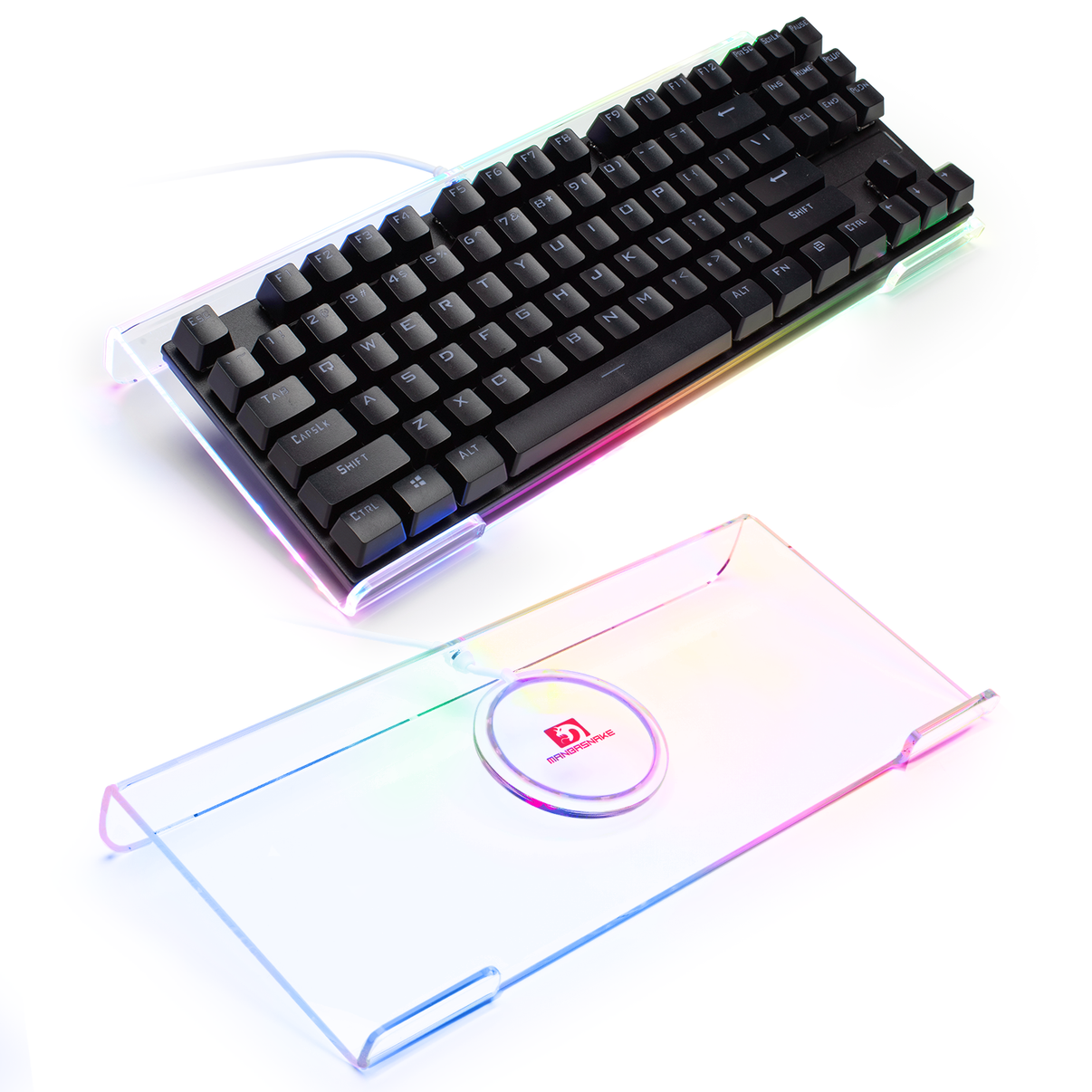 MAMBASNAKE 68 Keys Acrylic Tilted Keyboard Stand