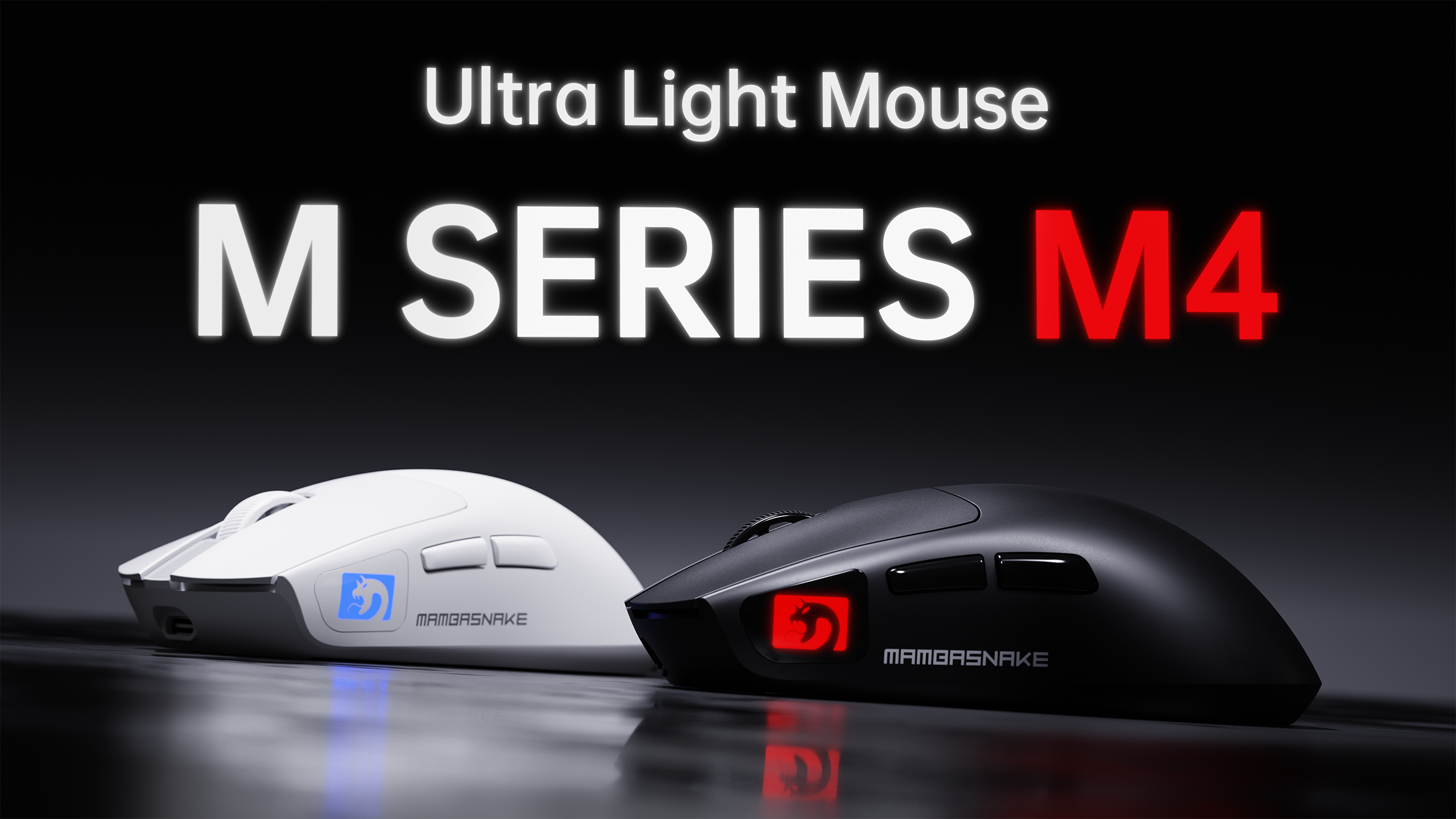 MAMBASNAKE M4 Wireless Lightweight Gaming Mouse With a Color Screen