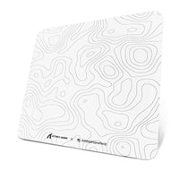 MAMBASNAKE CM05 Tempered Glass Gaming Mouse Pad with Topographic Design