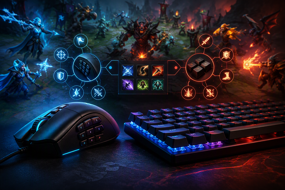 Optimizing MOBA Keybinds: Why Multi-Side-Button Mice and Rapid Keyboards Win in Dota 2 cover