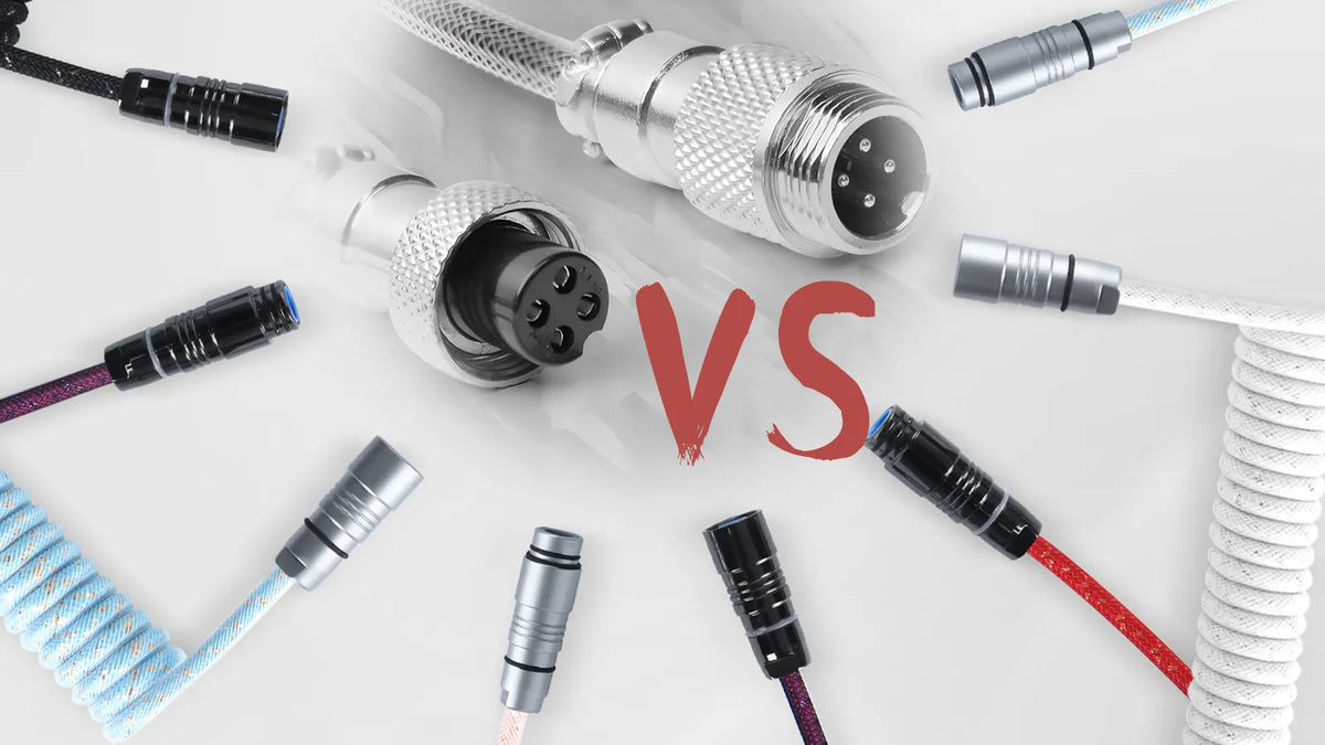 Metal Screw‑Lock Connector Vs Push‑Pull Aviation Cable Connectors For Mechanical Keyboard