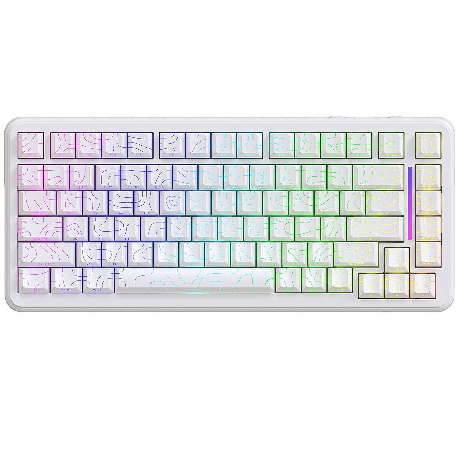 MAMBASNAKE M82 HE Hall Effect Magnetic Switch 75% Rapid Trigger Gaming Keyboardimg