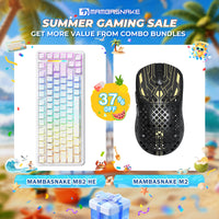 MAMBASNAKE M2 Carbon Fiber Lightweight Wireless Gaming Mouse & MAMBASNAKE M82 HE Rapid Trigger Gaming Keyboard Bundle