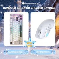 MAMBASNAKE M82 HE Rapid Trigger Gaming Keyboard + M4 Wireless Lightweight Gaming Mouse Bundle