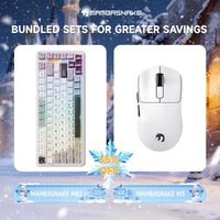 MAMBASNAKE M3 Wireless Gaming Mouse &  MAMBASNAKE M82 HE Rapid Trigger Keyboard Bundle
