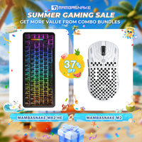 MAMBASNAKE M2 Carbon Fiber Lightweight Wireless Gaming Mouse & MAMBASNAKE M82 HE Rapid Trigger Gaming Keyboard Bundle