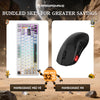 Pacchetto tastiera da gioco MAMBASNAKE M82 HE con grilletto rapido al 75% + mouse da gioco leggero wireless M4