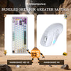 Pacchetto tastiera da gioco MAMBASNAKE M82 HE con grilletto rapido al 75% + mouse da gioco leggero wireless M4
