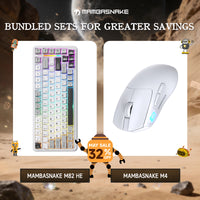 MAMBASNAKE M82 HE Rapid Trigger Gaming Keyboard + M4 Wireless Lightweight Gaming Mouse Bundle