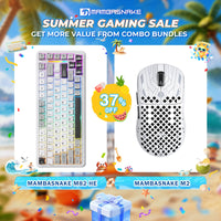 MAMBASNAKE M2 Carbon Fiber Lightweight Wireless Gaming Mouse & MAMBASNAKE M82 HE Rapid Trigger Gaming Keyboard Bundle