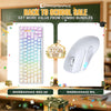 Pacchetto tastiera da gioco MAMBASNAKE M82 HE con grilletto rapido al 75% + mouse da gioco leggero wireless M4