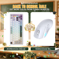 MAMBASNAKE M82 HE Rapid Trigger Gaming Keyboard + M4 Wireless Lightweight Gaming Mouse Bundle