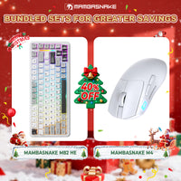 MAMBASNAKE M82 HE Rapid Trigger Gaming Keyboard + M4 Wireless Lightweight Gaming Mouse Bundle