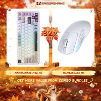 MAMBASNAKE M82 HE Rapid Trigger Gaming Keyboard + M4 Wireless Lightweight Gaming Mouse Bundle
