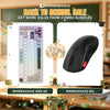 Pack clavier gaming MAMBASNAKE M82 HE 75% à déclenchement rapide + souris gaming sans fil légère M4