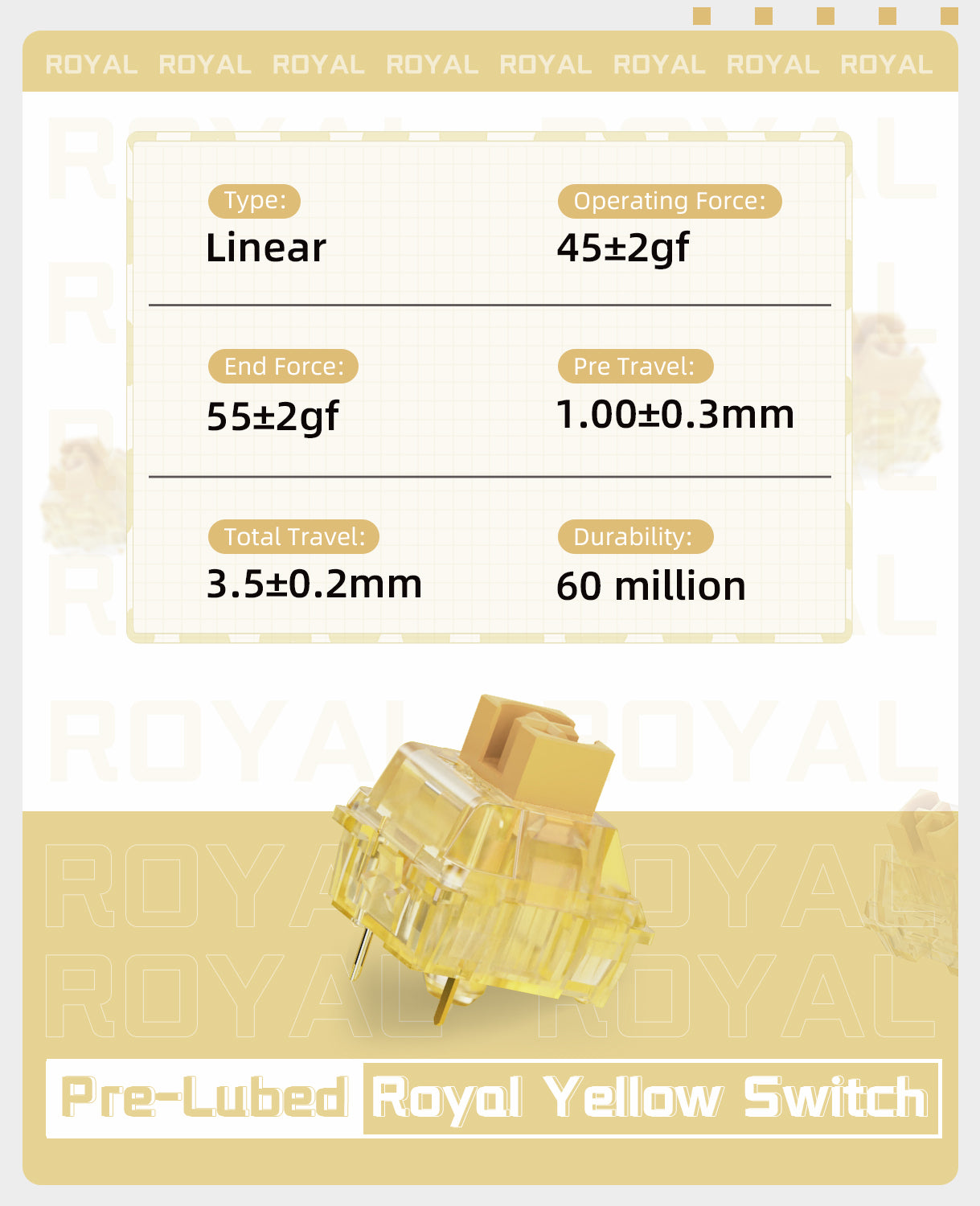 AJAZZ AS Switches for Mechanical Keyboard MX Switches for DIY Keyboard