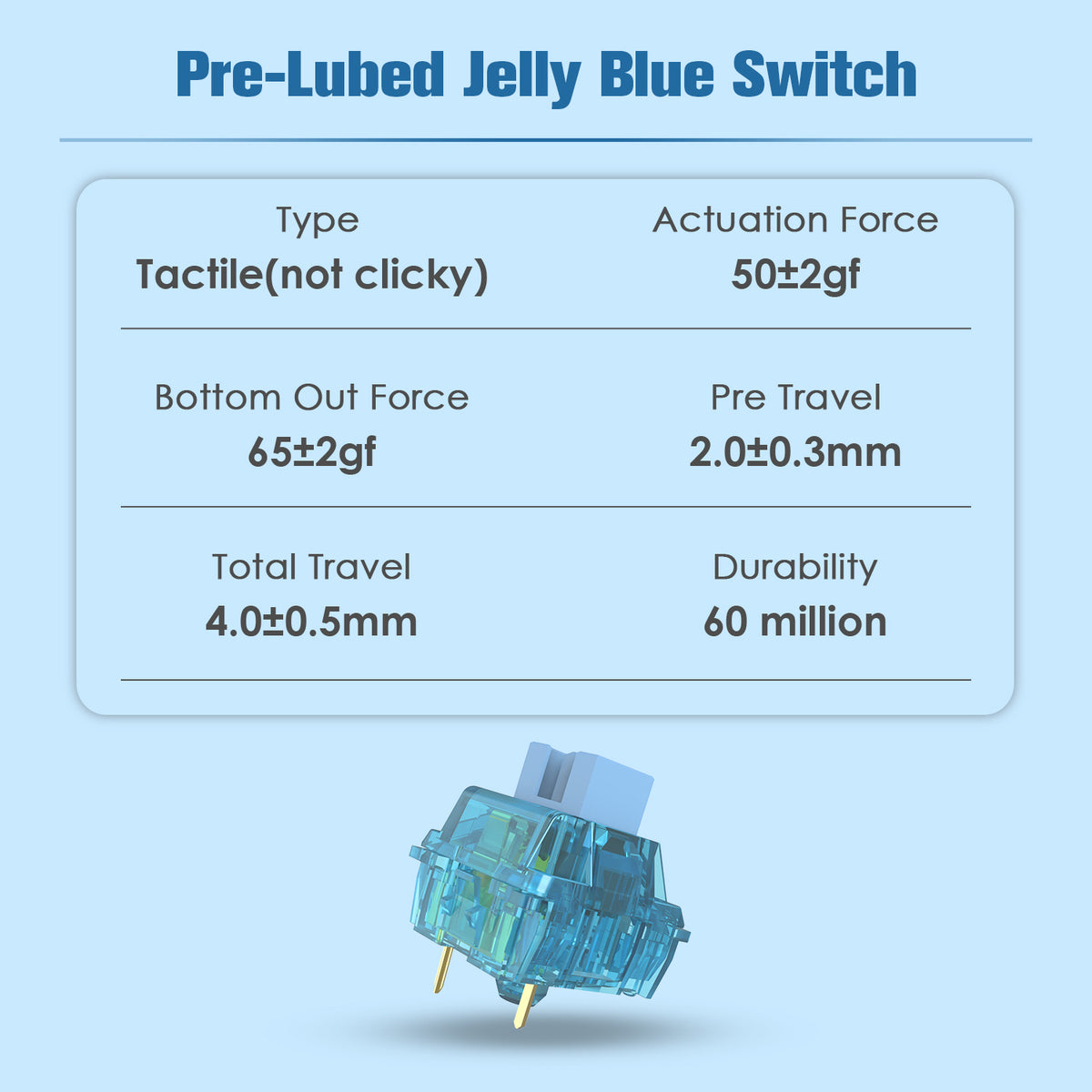 AJAZZ AS Switches for Mechanical Keyboard MX Switches for DIY Keyboard