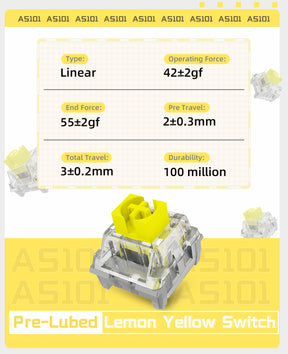 AJAZZ AS Switches for Mechanical Keyboard MX Switches for DIY Keyboard