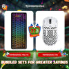 MAMBASNAKE M2 Carbon Fiber Lightweight Wireless Gaming Mouse & MAMBASNAKE M82 HE Rapid Trigger Gaming Keyboard Bundle