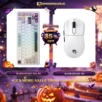 MAMBASNAKE M3 Wireless Gaming Mouse &  MAMBASNAKE M82 HE Rapid Trigger Keyboard Bundle
