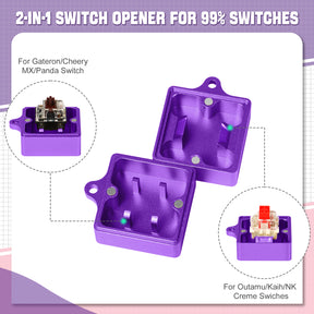 Switch Opener Kit with Switch Puller, Aluminum Mechanical Keyboard Switch Opener for Cherry MX Gateron Kailh Box Outemu Akko Panda Switch