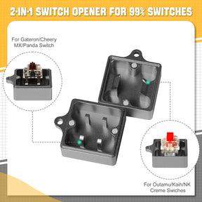 Switch Opener Kit with Switch Puller, Aluminum Mechanical Keyboard Switch Opener for Cherry MX Gateron Kailh Box Outemu Akko Panda Switch