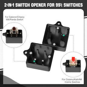 Switch Opener Kit with Switch Puller, Aluminum Mechanical Keyboard Switch Opener for Cherry MX Gateron Kailh Box Outemu Akko Panda Switch