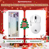 MAMBASNAKE M3 Wireless Gaming Mouse &  MAMBASNAKE M82 HE Rapid Trigger Keyboard Bundle