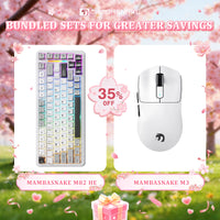 MAMBASNAKE M3 Wireless Gaming Mouse &  MAMBASNAKE M82 HE Rapid Trigger Keyboard Bundle