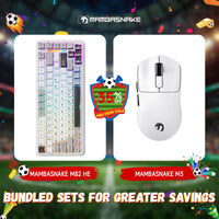 MAMBASNAKE M3 Wireless Gaming Mouse &  MAMBASNAKE M82 HE Rapid Trigger Keyboard Bundle