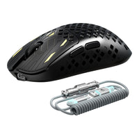 MAMBASNAKE M2 Carbon Fiber Lightweight Wireless Gaming Mouse with 8KHz Coiled Cable