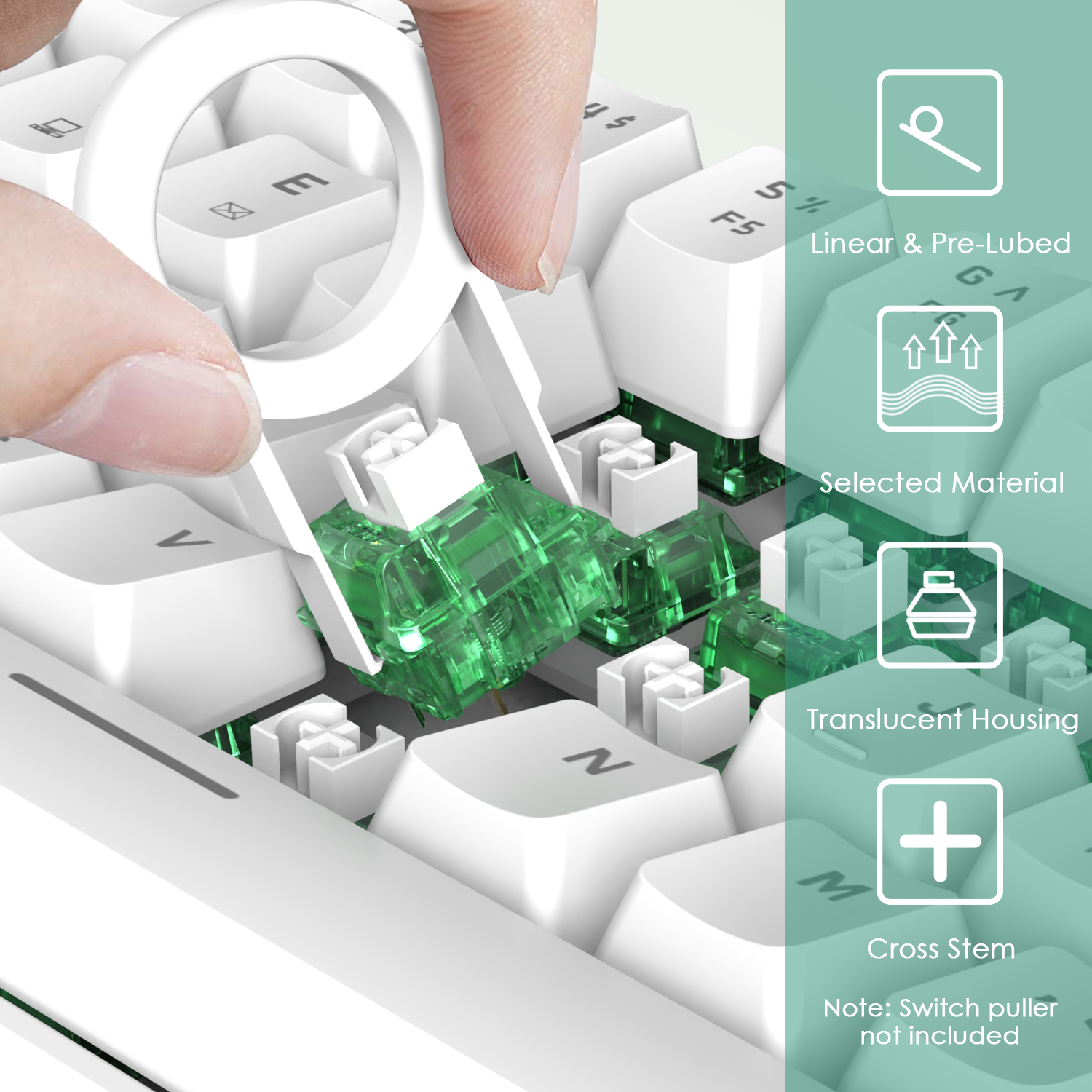 AJAZZ AS Switches for Mechanical Keyboard MX Switches for DIY Keyboard