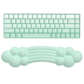 MAMBASNAKE Keyboard Cloud Wrist Rest, Memory Foam, Non-Slip Base for Typing Pain Relief, Ergonomic Wrist Support for Home Office