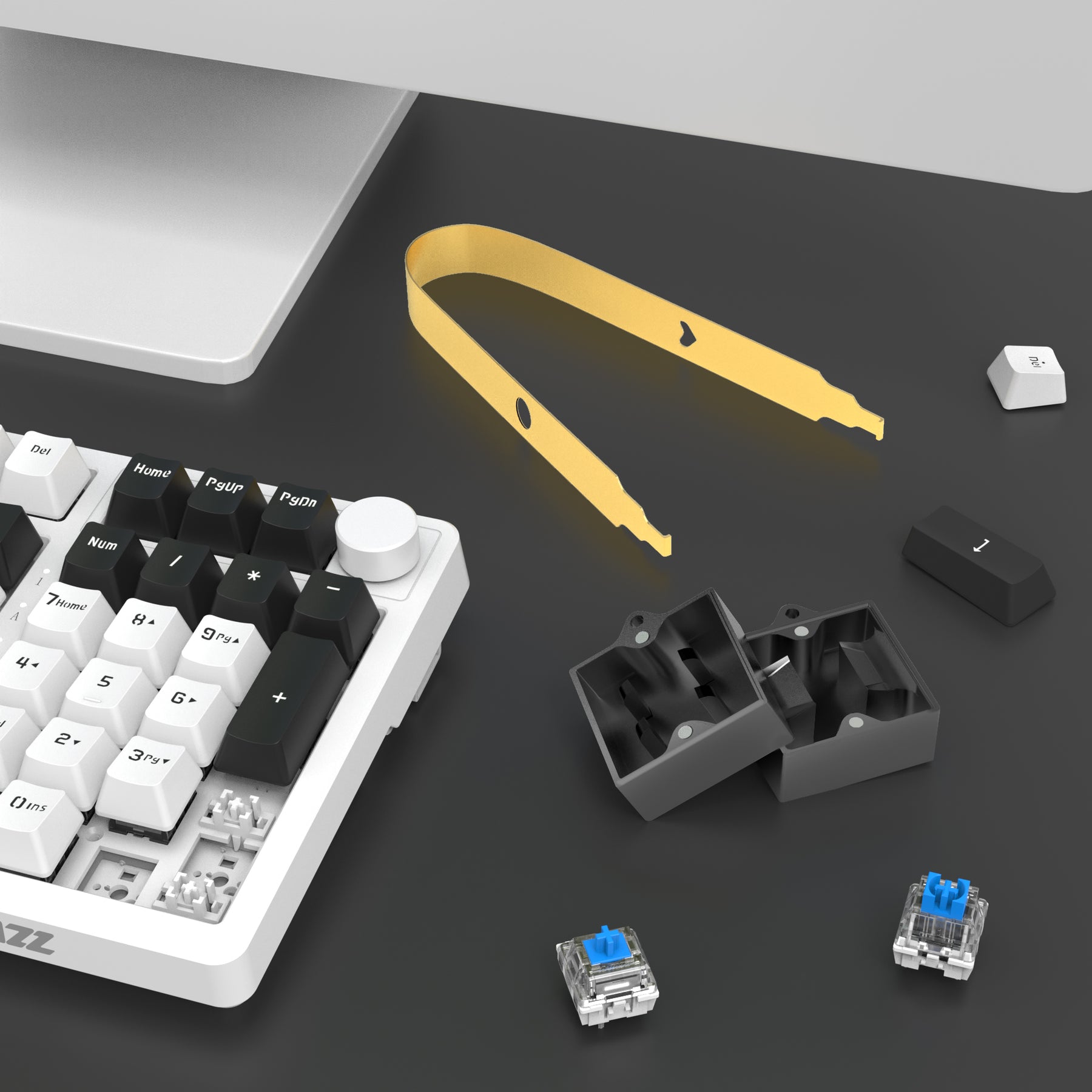 Switch Opener Kit with Switch Puller, Aluminum Mechanical Keyboard Switch Opener for Cherry MX Gateron Kailh Box Outemu Akko Panda Switch