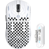 MAMBASNAKE M2 Carbon Fiber Lightweight Wireless Gaming Mouse with 8KHz Coiled Cable