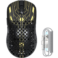MAMBASNAKE M2 Carbon Fiber Lightweight Wireless Gaming Mouse with 8KHz Coiled Cable