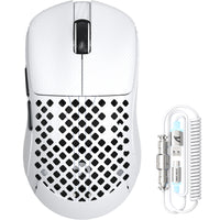 MAMBASNAKE M2 Carbon Fiber Lightweight Wireless Gaming Mouse with 8KHz Coiled Cable