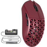 MAMBASNAKE M5 Ultra Carbon Fiber Wireless PAW3950MAX Gaming Mouse with 8KHz Coiled Cable