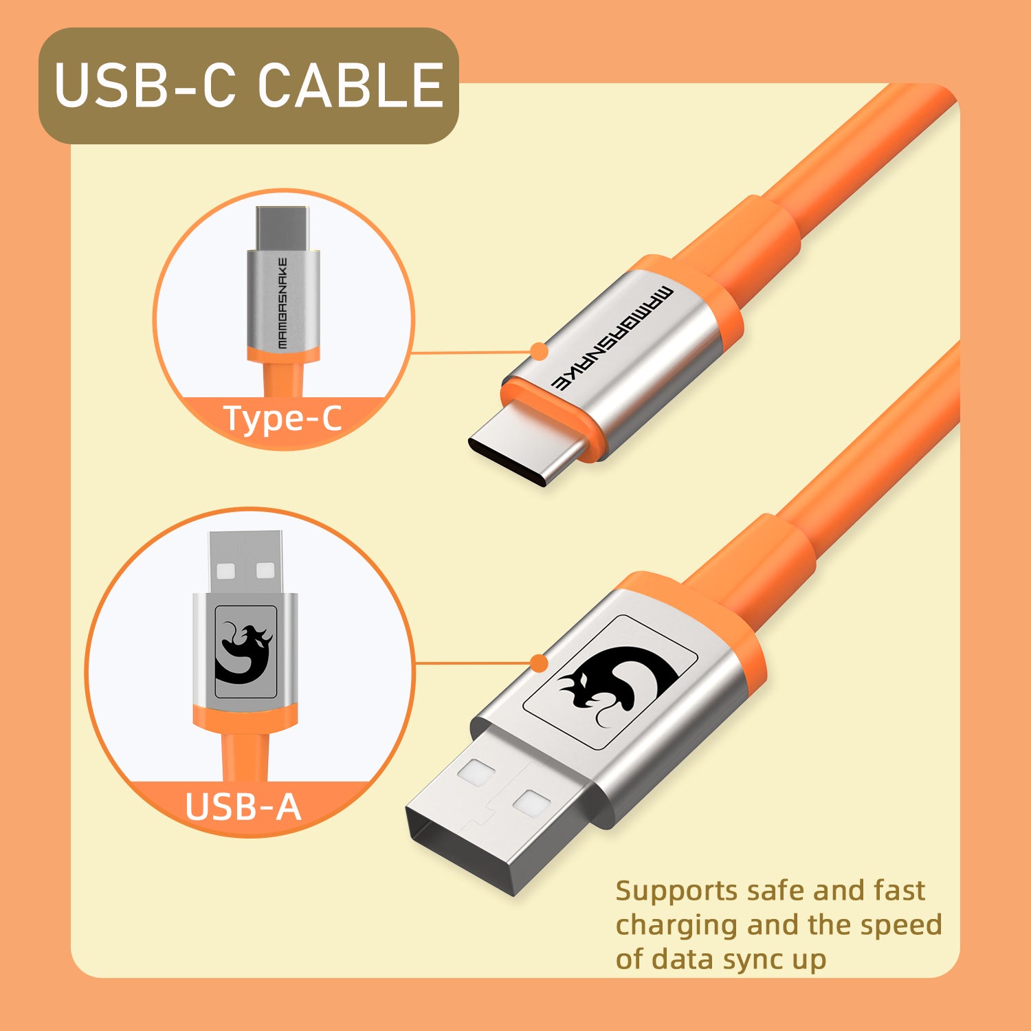 MAMBASNAKE C01 Custom Coiled Keyboard Cable & Winder Set, Aviator Cable Fixed Rod Management Pole + Coiled USB C Cable for Gaming Keyboard