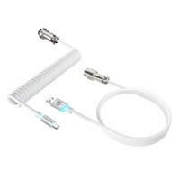 MAMBASNAKE C01ULTIMATE 8K RGB Coiled Keyboard Cable