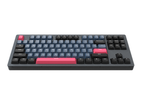 AJAZZ AKC087 Mechanical Keyboard, Tri-mode Connection, BT5.0 Wireless Keyboard, Multi-layer Metal Base, Compact 87 Keys Layout, TKL, Retro Tricolor, Hotswappable Rechargeable RGB Keyboard, for Win/Mac