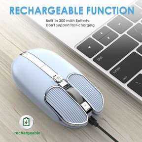 ZIYOU LANG X1 Wireless Rechargable  Mouse , 2.4G Cordless Light Silent Office Mice , 3200 DPI, 8 Programmable Joystick Button