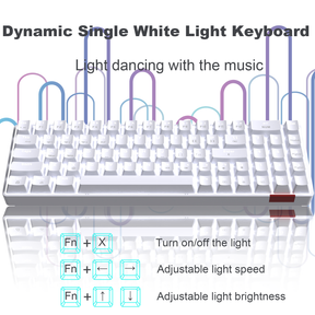 AJAZZ AK692 - Hot-Swappable Numeric Keyboard Mechanical Wireless Bluetooth5.0 Type C Wired Mode 4000 mAh Rechargable Light up