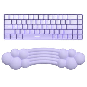 MAMBASNAKE Keyboard Cloud Wrist Rest, Memory Foam, Non-Slip Base for Typing Pain Relief, Ergonomic Wrist Support for Home Office