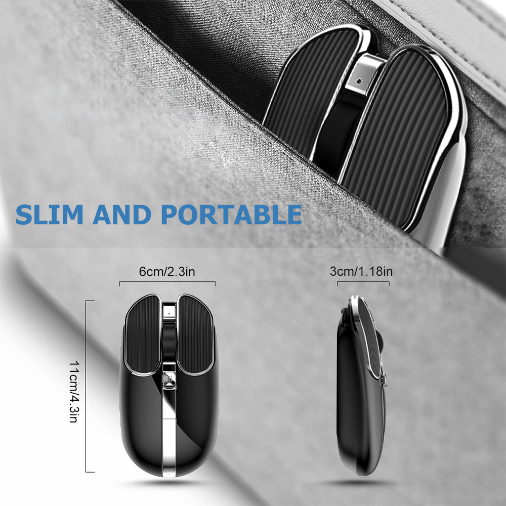 ZIYOU LANG X1 Wireless Rechargable  Mouse , 2.4G Cordless Light Silent Office Mice , 3200 DPI, 8 Programmable Joystick Button